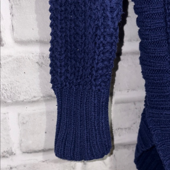 Express Deep Blue Cowl Neck Sweater - Picture 5 of 7
